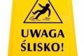 Tablica Ostrzegawcza Uwaga �lisko