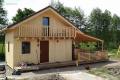 Domek drewniany Martynika 6x4,2m z balkonem i tarasem, ca�oroczny lub letniskowy